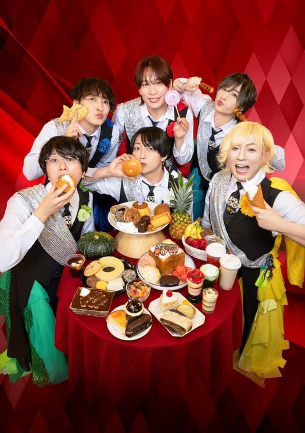 甘党男子身穿联名服装