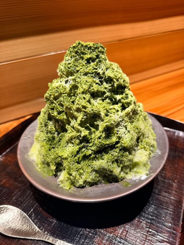 New Matcha Milk shaved ice from Kuriya Kurogi