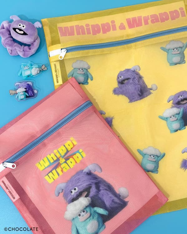 Laundry nets, bangs clips, and plush hair tie