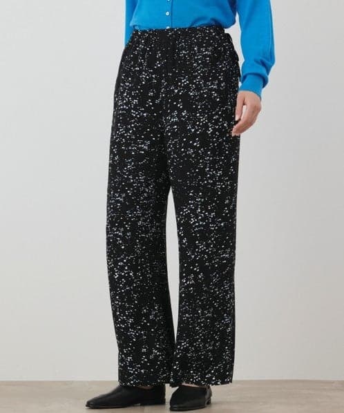 GRACE CONTINENTAL Minamo Dot Print Pants