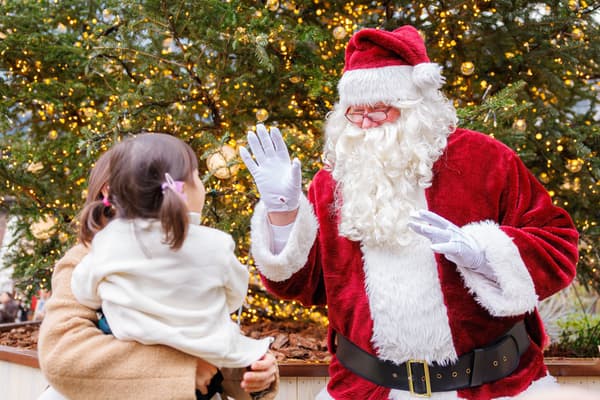 Greetings with Santa