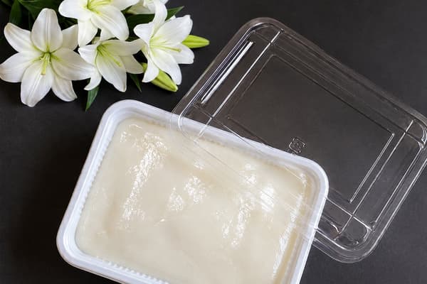 만게츠 모찌쌀 알갱이 근접 촬영