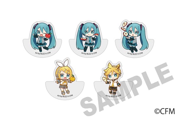 Hatsune Miku x Hirosaki apples Extra Thick Acrylic Swing Block