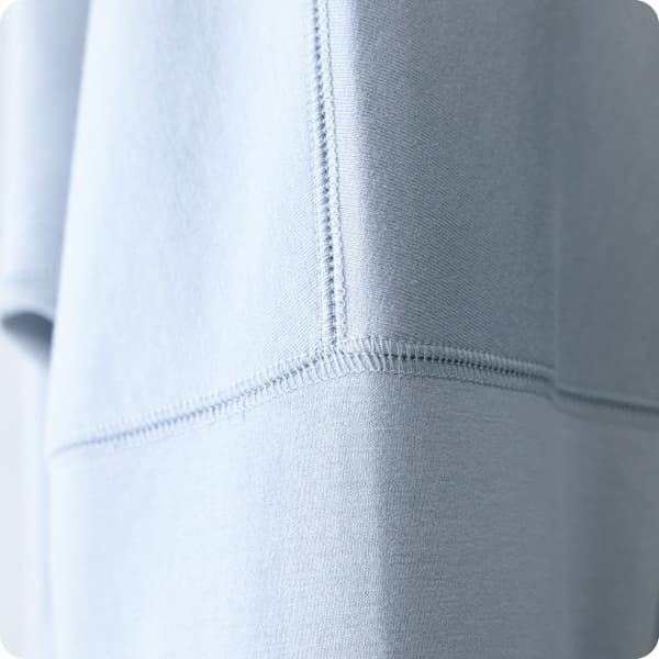 Three-needle flat stitch
