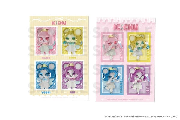 4-cut sticker set