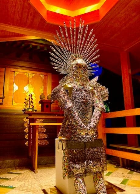 Stained-glass samurai armor 