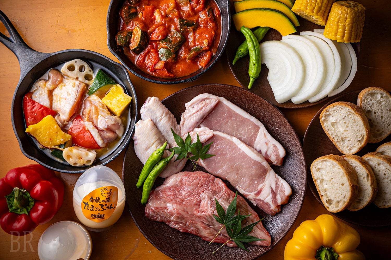 Barbacoa premium con tres famosas marcas de ternera de Hyogo