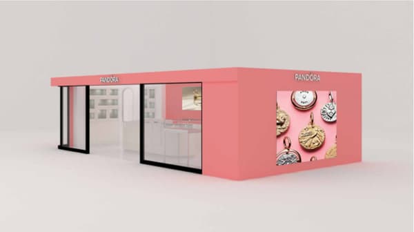 Pandora 阪急大阪梅田站店內裝