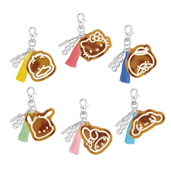 Sanrio Characters Tortoiseshell-Style Tassel Keychain capsule toy