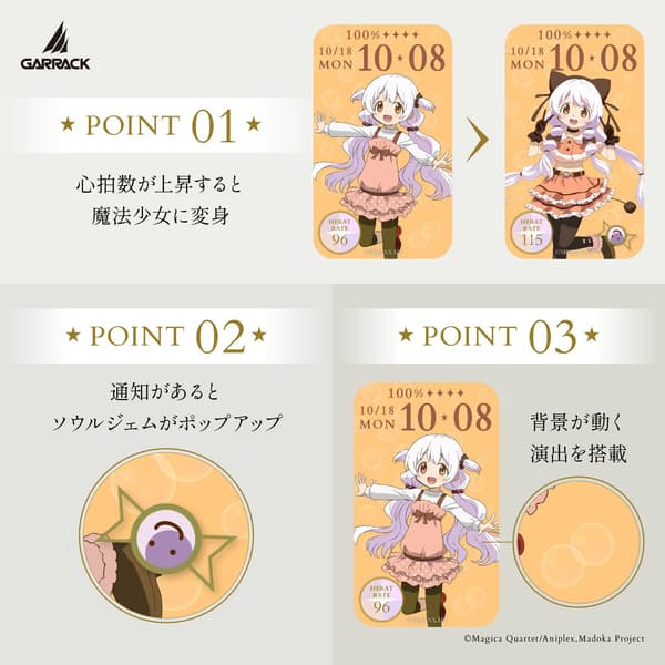 Reloj inteligente modelo Nagisa Momoe
