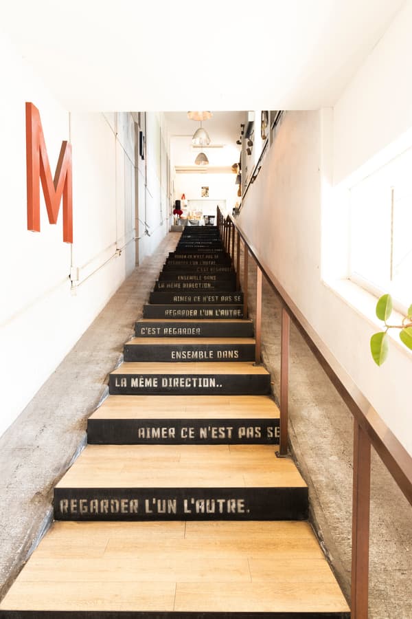 Entrance Stairway from Original Bicycle Ramp