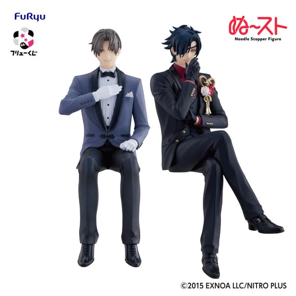 Premio Double Get: Set de figuras Noodle Stopper de Heshikiri Hasebe y Shokudaikiri Mitsutada versión Iwasou