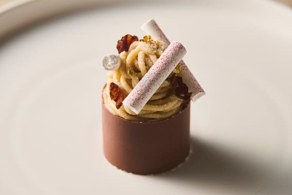 Mont Blanc de castaña japonesa