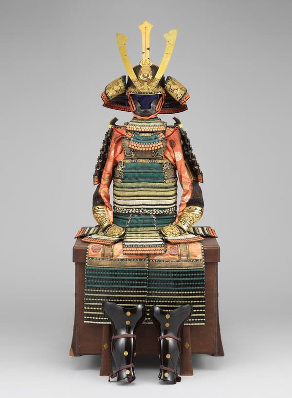 明珍宗親《萌黃匂縅腹巻具足（盔甲）》，1856年