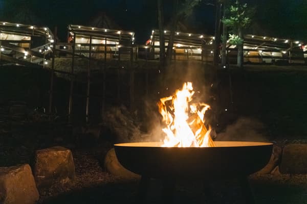 Rainy season glamping at Wood Design Park Yoi