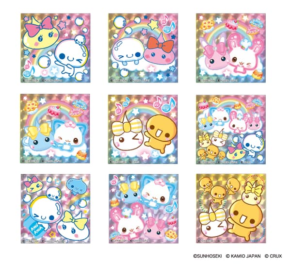 Blind Hologram Sticker Set (9 varieties) ¥220 each