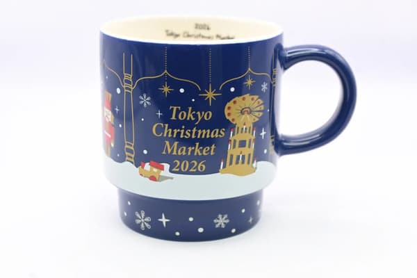 Ultramarine mug exclusive to the Shin-Toyosu venue