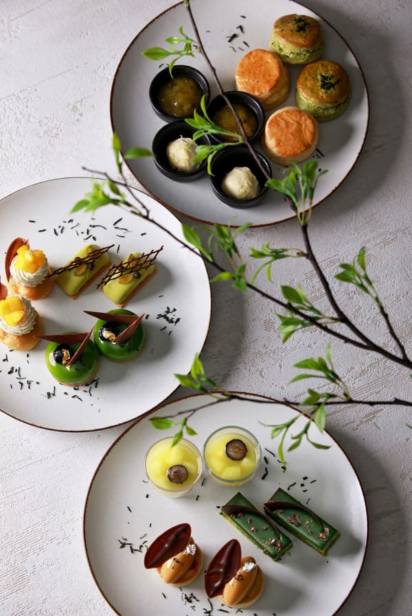 야메차 & 허브 애프터눈 티 세이버리 메뉴