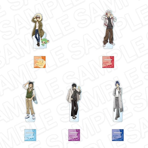 大型壓克力立牌，以彭哥列匣動物為特色