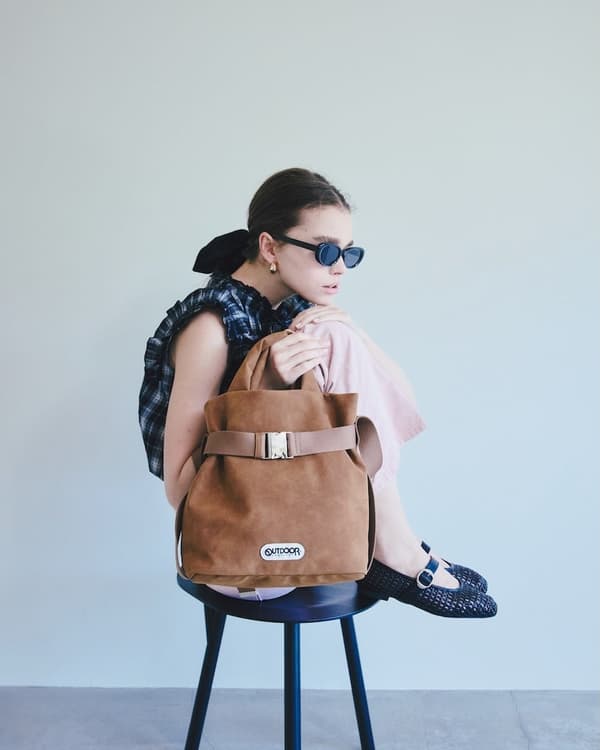 OUTDOOR PRODUCTS x VIS Suede Collection look