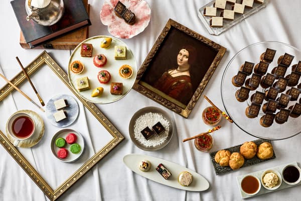 Té de la tarde del arte renacentista en el Ritz-Carlton, Tokio