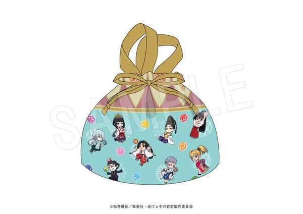 绉绸风午餐束口袋