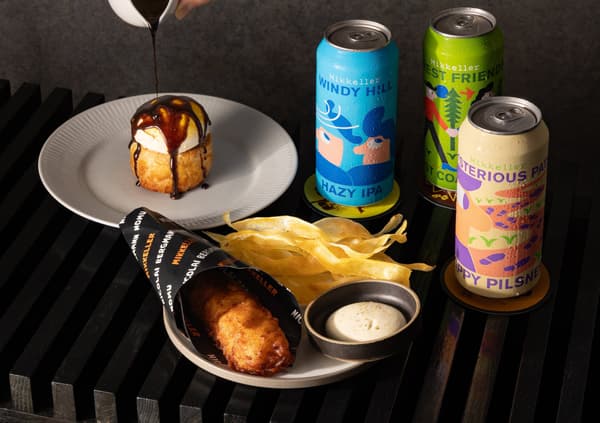 피쉬 앤 칩스, 애플 펌킨 파이, MIKKELLER NZ 맥주