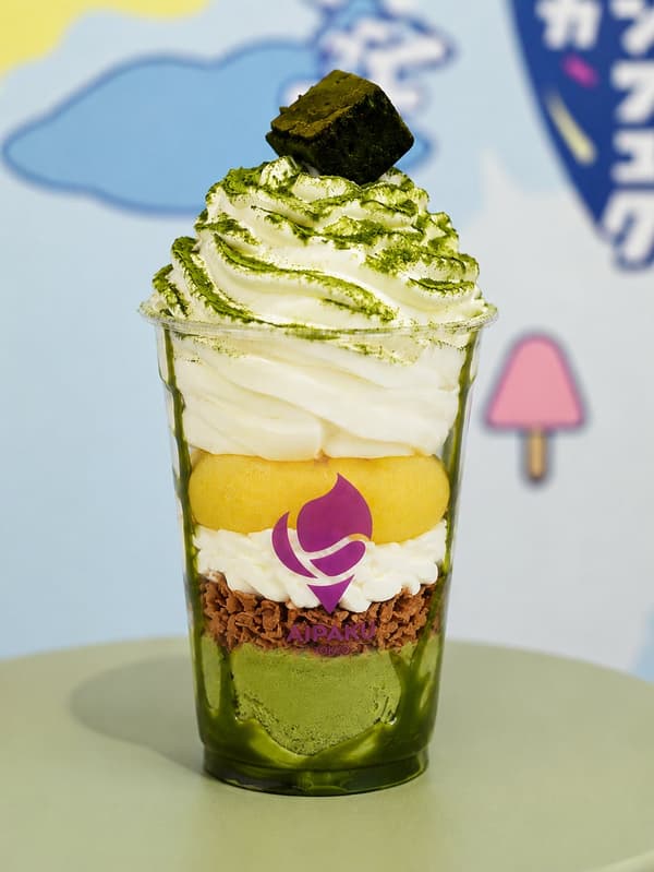 Aipaku Flower Sundae, Otsukimi x Matcha