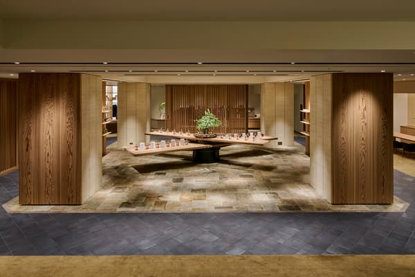 The interior of Wako's basement Arts and Culture space