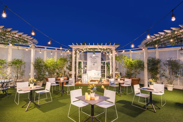 Rooftop garden at Tokyo Afrodite
