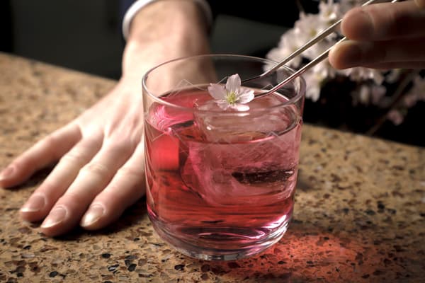 樱花迷雾鸡尾酒