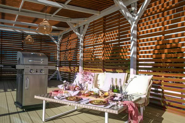 Rooftop venue atmosphere