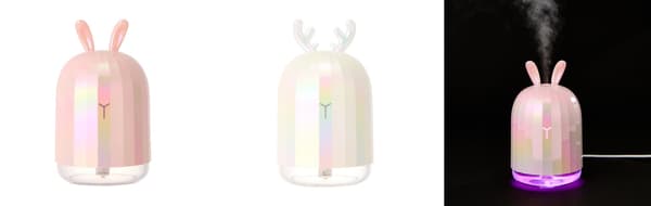 Mini USB Humidifier in aurora colors
