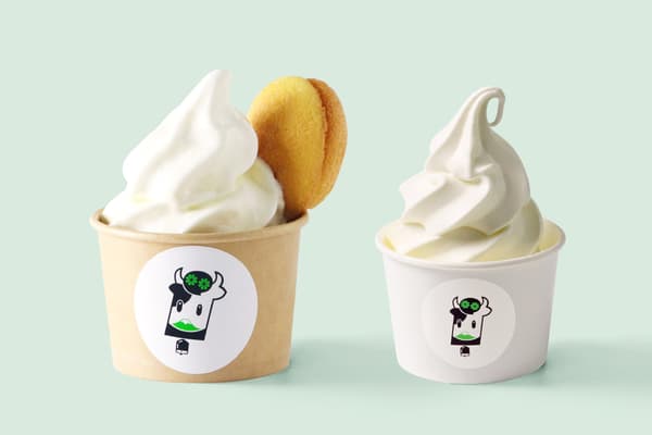 Helado suave de Asagiri Milk