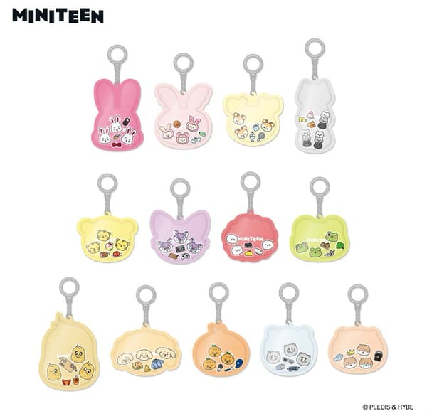 MINITEEN ACRYLIC SHAKER KEYRING