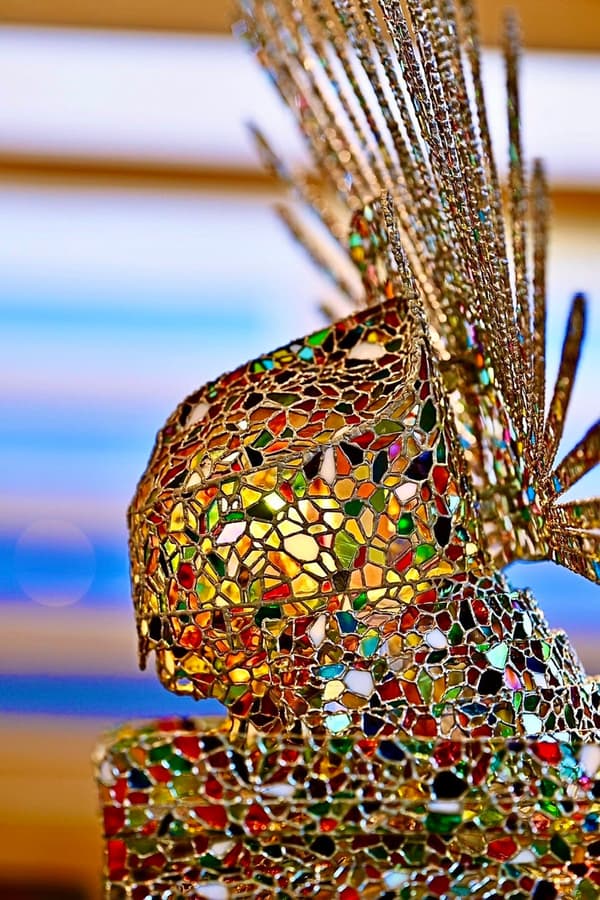 Stained-glass samurai armor 