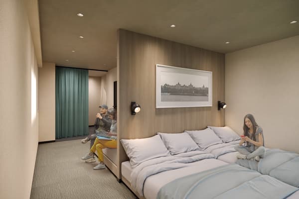 Guest room at unito OSAKA SHINSAIBASHI West