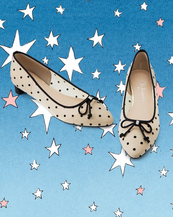 Dot Tulle Pumps