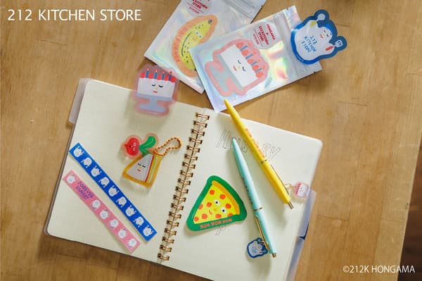 Stationery and goods lineup