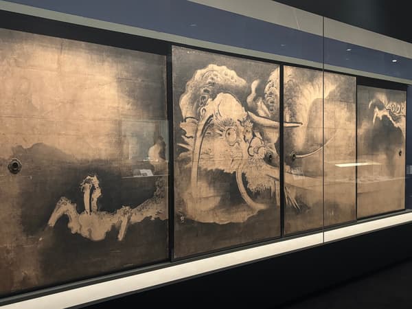 粼祥院方丈隔扇画《云龙图》（西面），粼祥院（5月19日起）