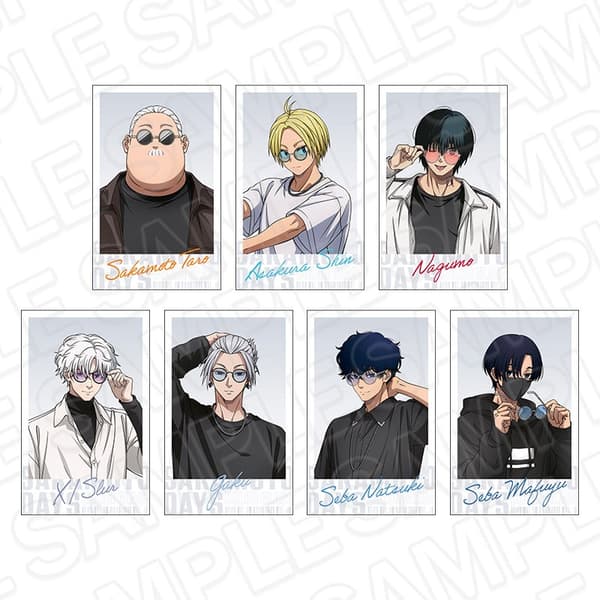 Tarjeta tipo cheki de SAKAMOTO DAYS versión Color Glass