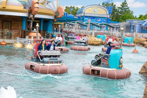 Aquatopia soaking version at Tokyo DisneySea