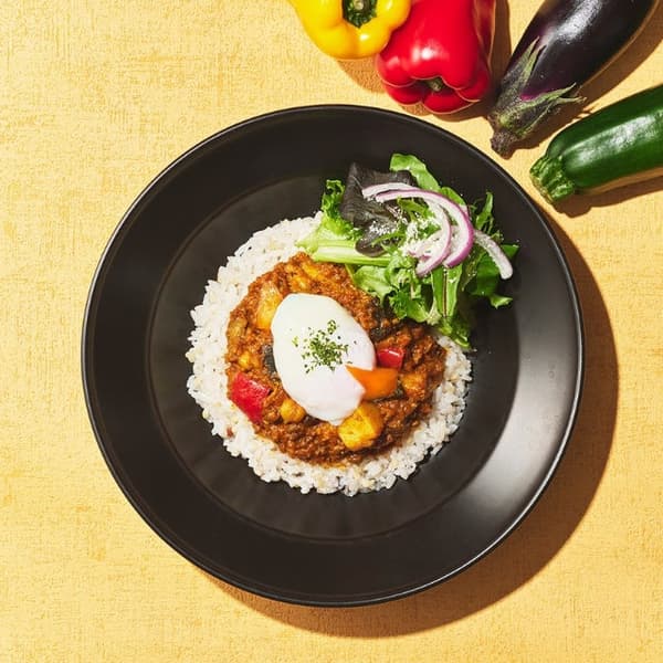 Grilled Italian Vegetable Keema Curry