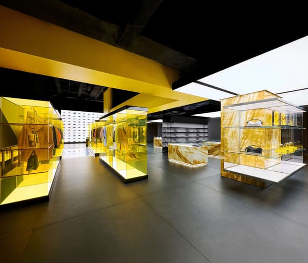 1F of the Onitsuka Tiger Shinjuku flagship store