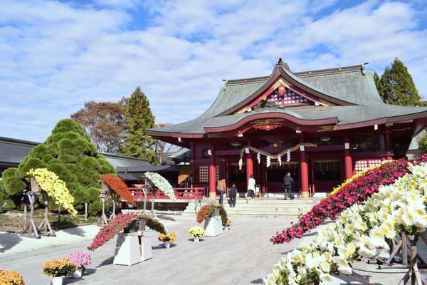 Kasama Inari Shrine grounds