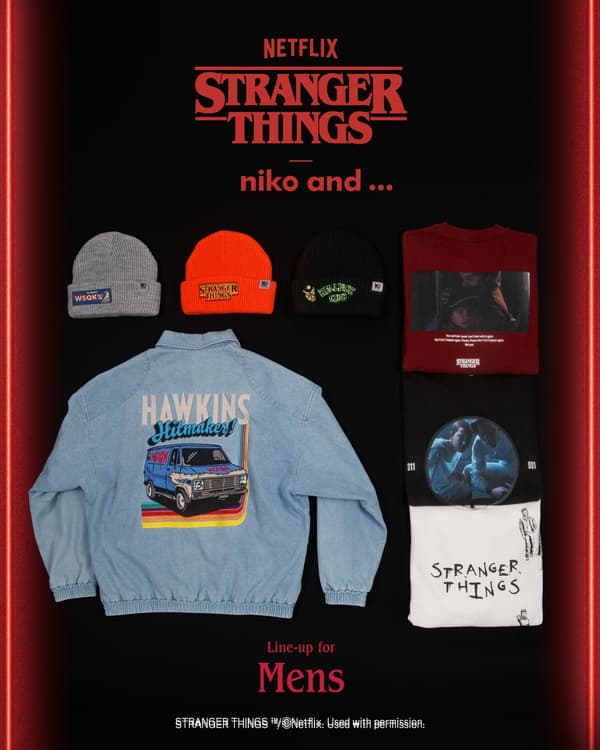 Artículos para hombre de la colaboración niko and ... × Stranger Things