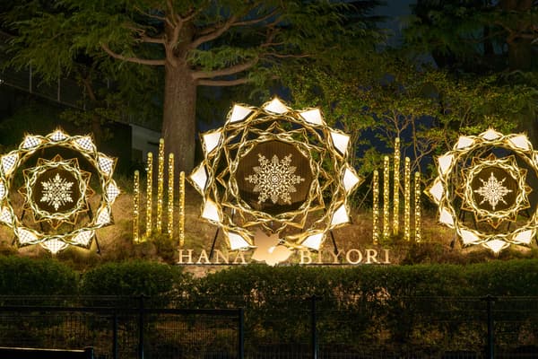 HANAakari bamboo illumination