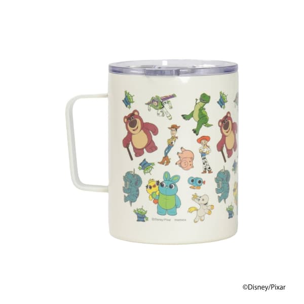 Taza de acero inoxidable con diseño Mix, vista trasera