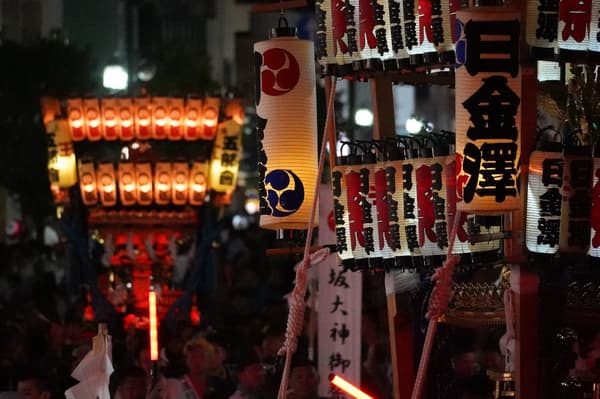 Kamimizo Summer Festival street scene