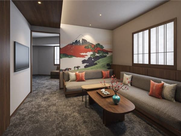 1 臥室豪華套房（示意圖）